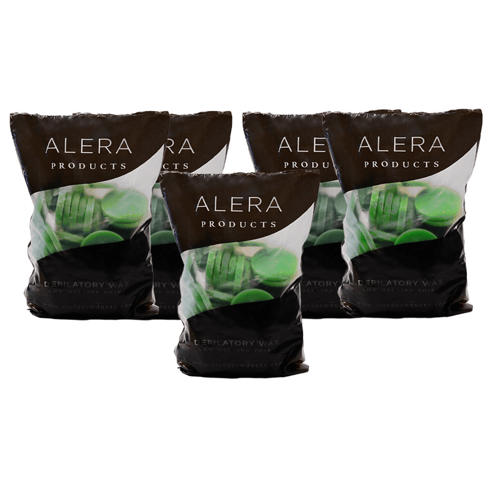 STRIPLESS HARD WAX FOR NORMAL / SENSITIVE SKIN GREEN(5 Bags/Kg)